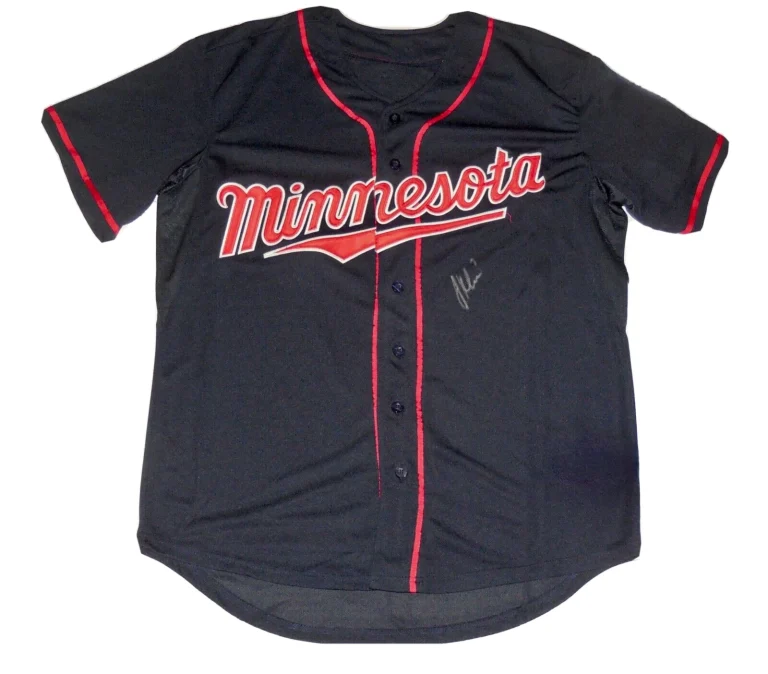 JOE MAUER AUTOGRAPHED CUSTOM JERSEY (MINNESOTA TWINS) - 2009 AL MVP!