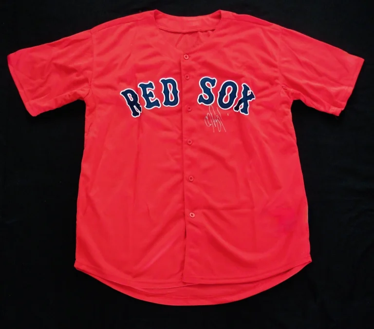 A.J. PIERZYNSKI AUTOGRAPHED CUSTOM JERSEY (BOSTON RED SOX) W/ COA!