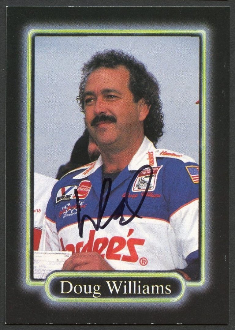 Doug Williams #127 signed autograph auto 1990 Maxx NASCAR Racing Trading Card