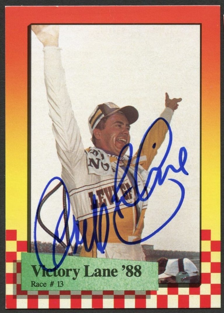 Geoff Bodine #153 signed autograph auto 1989 Maxx NASCAR Racing Trading Card