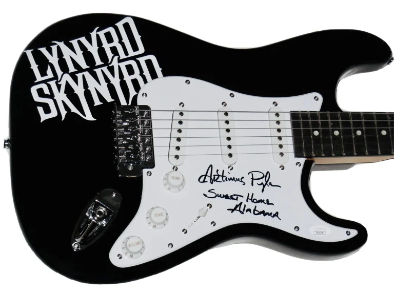 ARTIMUS PYLE AUTOGRAPHED GUITAR (LYNYRD SKYNYRD) - JSA COA!