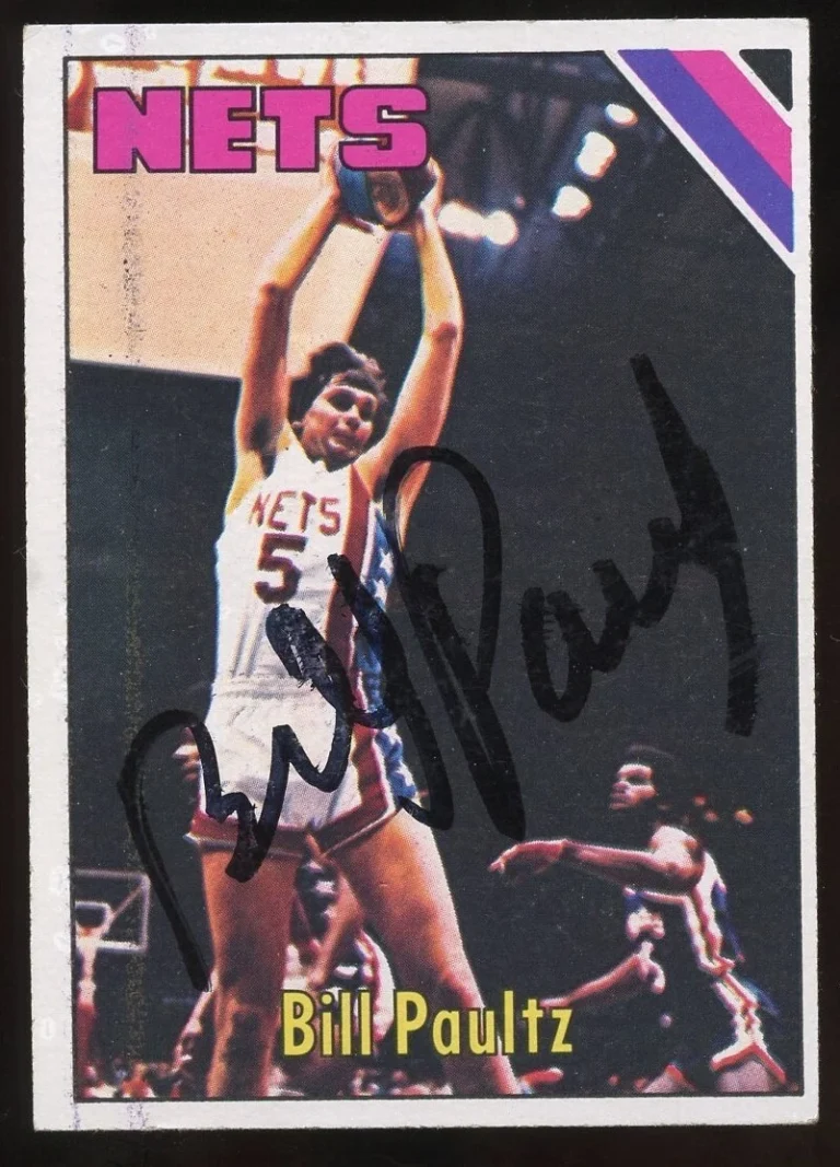 Bill Paultz #262 signed autograph auto 1975-76 Topps Basketball Trading Card