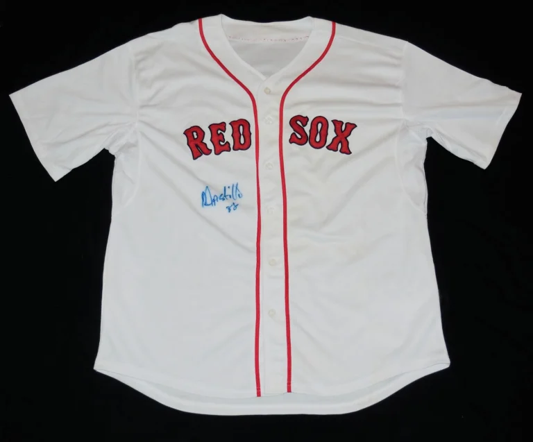 RUSNEY CASTILLO AUTOGRAPHED CUSTOM JERSEY (BOSTON RED SOX) - Team Cuba!