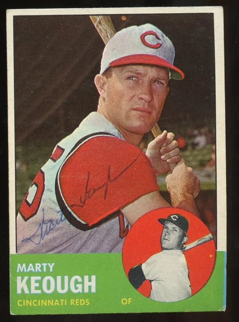 Marty Keough #21 signed autograph auto 1963 Topps Baseball Trading Card