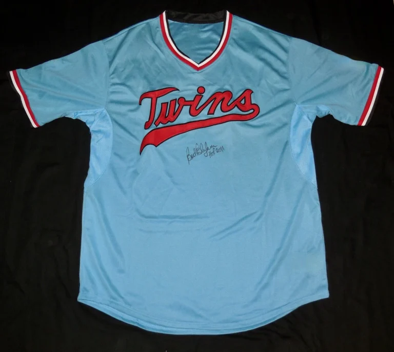 BERT BLYLEVEN AUTOGRAPHED CUSTOM JERSEY (MINNESOTA TWINS) - HALL OF FAMER!