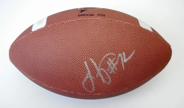 JASON FERGUSON AUTOGRAPHED WILSON NCAA FOOTBALL (NEW YORK JETS) - W/ COA!