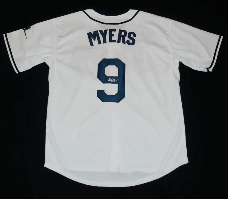 WIL MYERS AUTOGRAPHED CUSTOM JERSEY (TAMPA BAY RAYS) W/ COA!
