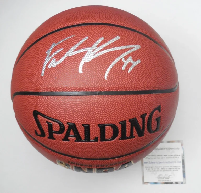 FRANK KAMINSKY AUTOGRAPHED FULL SIZED BASKETBALL (HORNETS) W/ COA & PROOF!