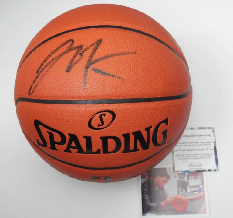 JAHLIL OKAFOR AUTOGRAPHED FULL SIZED BASKETBALL (76'ERS) W/ COA & PROOF!