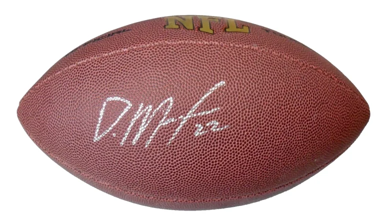 DOUG MARTIN AUTOGRAPHED WILSON NFL FOOTBALL (TAMPA BAY BUCCANEERS) W/ COA!