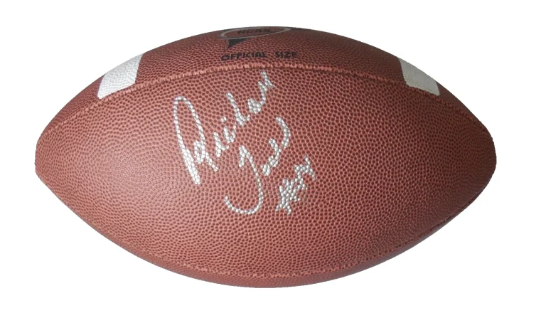 RICHARD TODD AUTOGRAPHED WILSON NCAA FOOTBALL (NEW YORK JETS) - W/ COA!