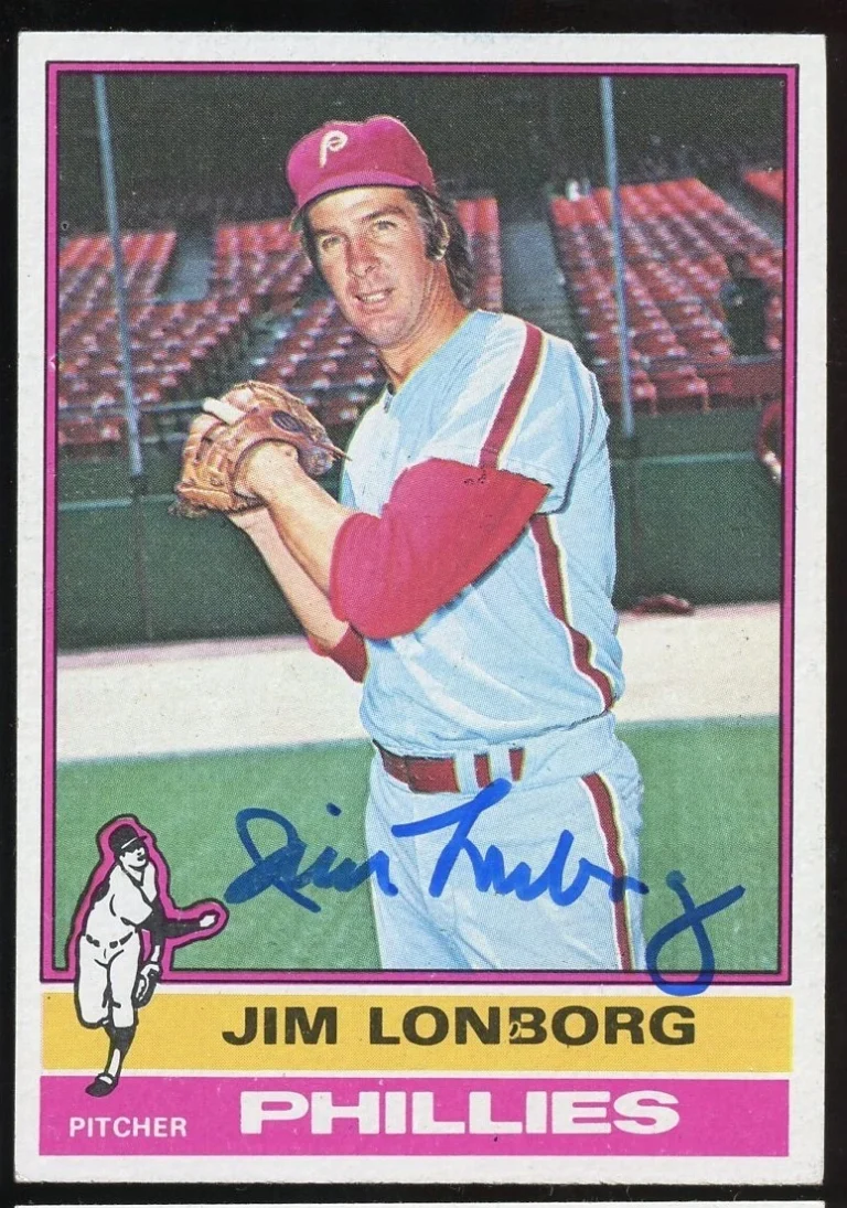Jim Lonborg #271 signed autograph auto 1976 Topps Baseball Trading Card