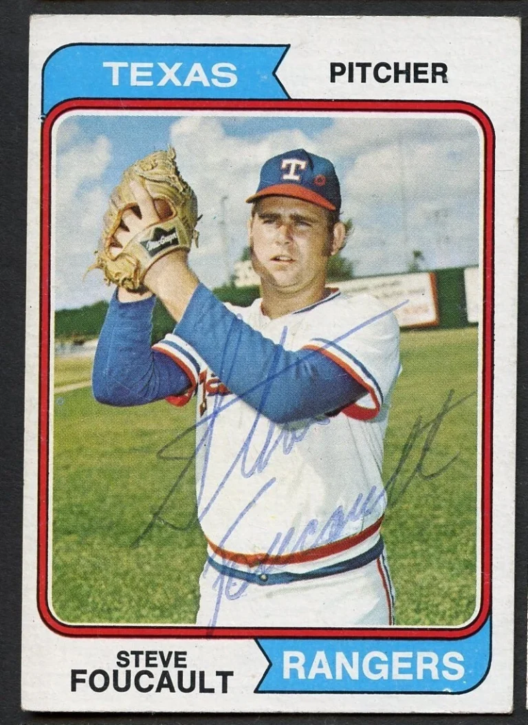 Steve Foucault #294 signed autograph auto 1974 Topps Baseball Trading Card