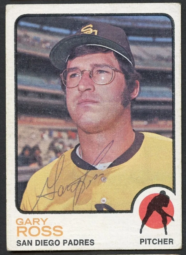 Gary Ross #112 signed autograph auto 1973 Topps Baseball Trading Card