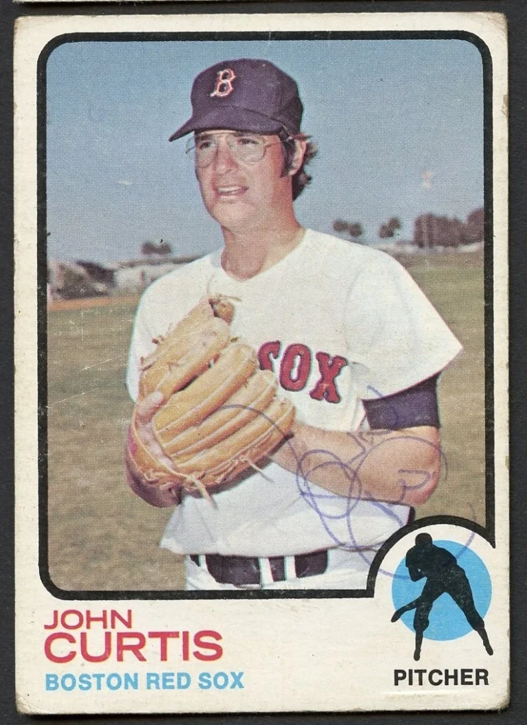 John Curt #143 signed autograph auto 1973 Topps Baseball Trading Card