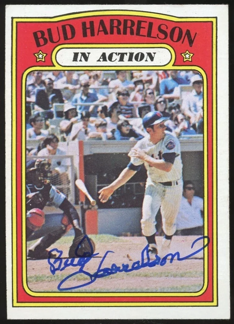 Bud Harrelson #54 signed autograph auto 1972 Topps Baseball Trading Card