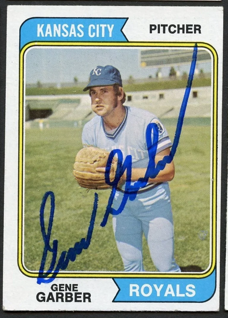 Gene Garber #431 signed autograph auto 1974 Topps Baseball Trading Card