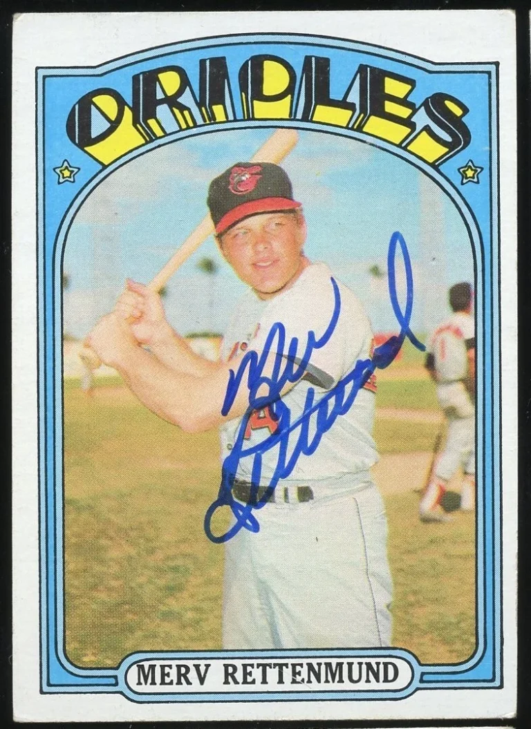 Merv Rettenmund #235 signed autograph auto 1972 Topps Baseball Trading Card