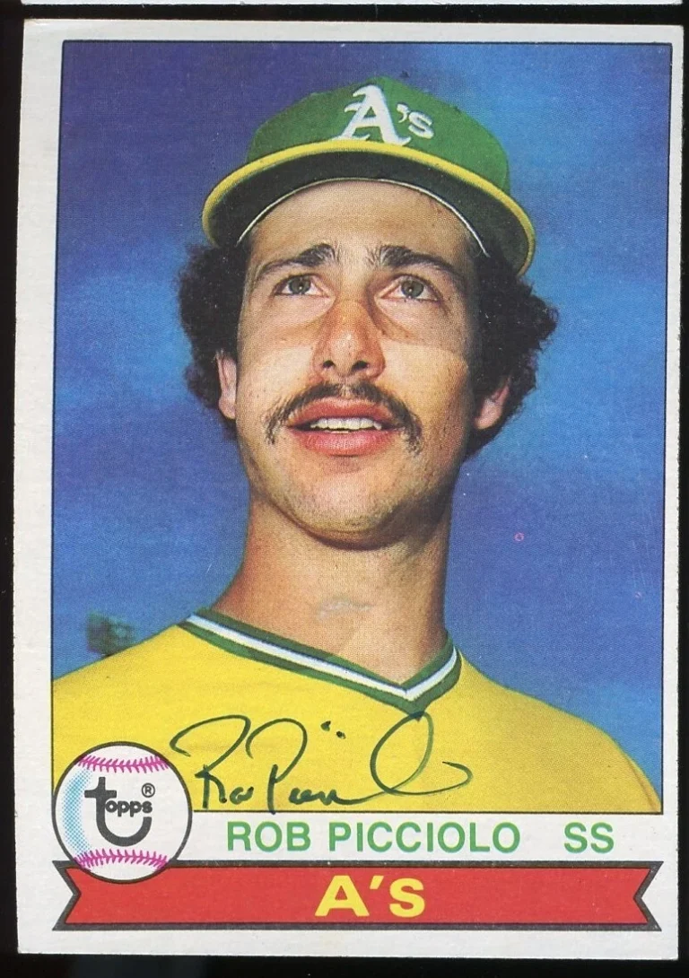 Rob Picciolo #378 signed autograph auto 1979 Topps Baseball Trading Card