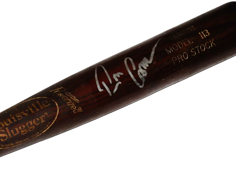 RON COOMER AUTOGRAPHED BAT (MINNESOTA TWINS) - Spring Training Used Bat!