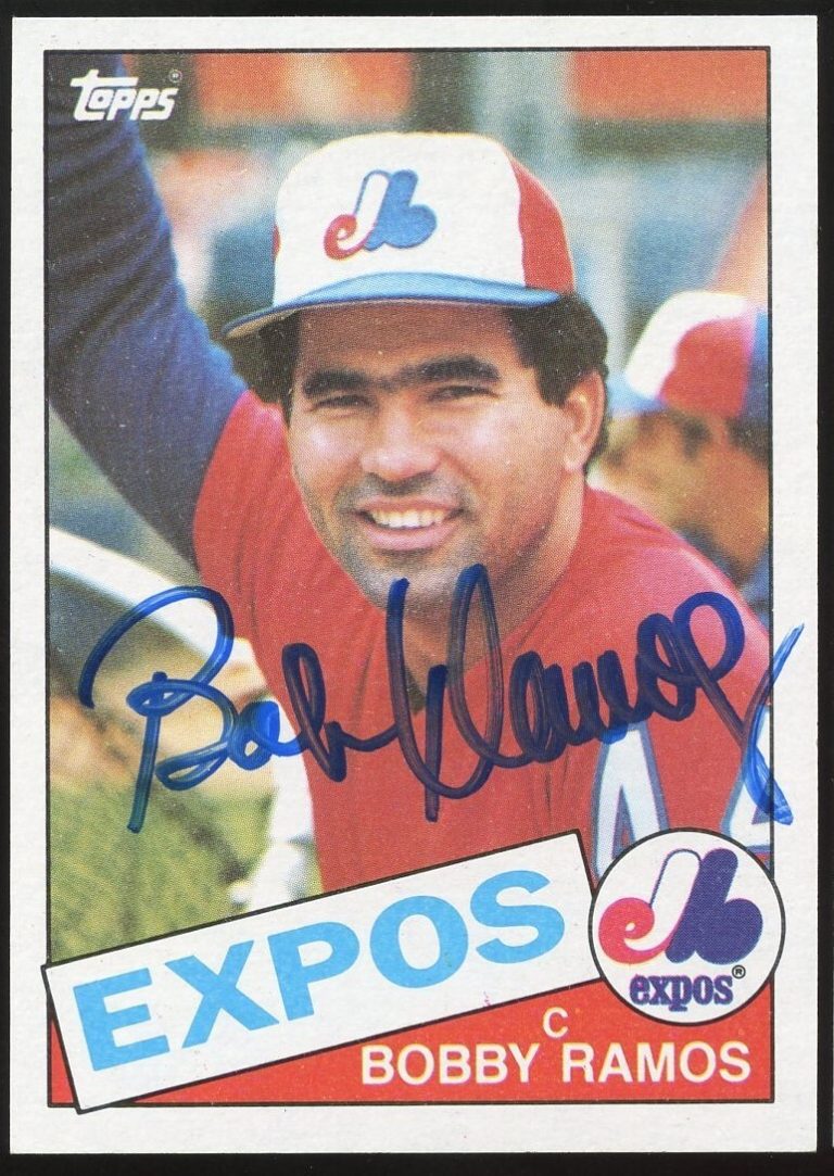 Bobby Ramos #407 signed autograph auto 1985 Topps Baseball Trading Card