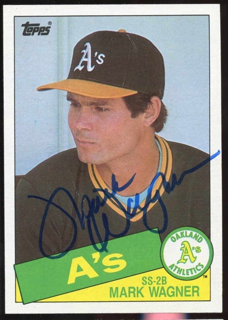 Mark Wagner #581 signed autograph auto 1985 Topps Baseball Trading Card