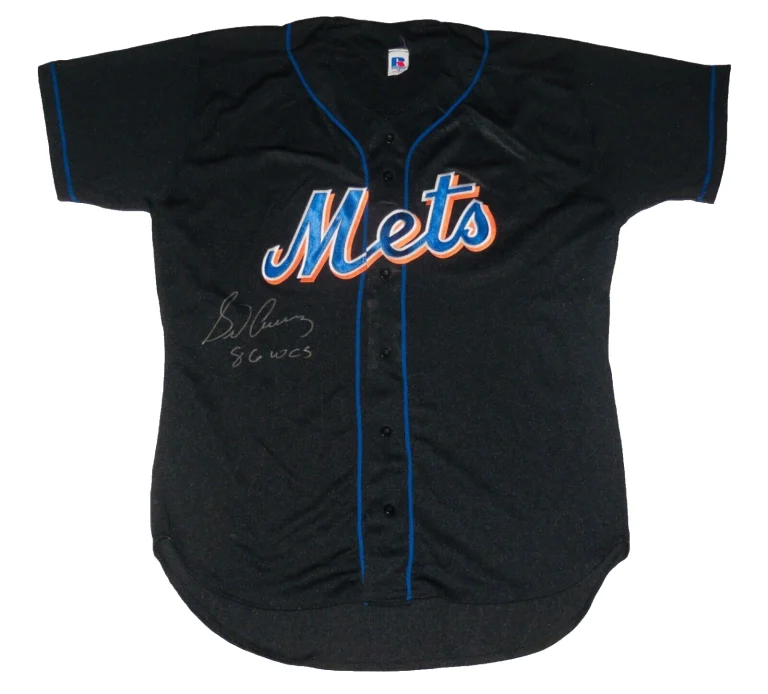 SID FERNANDEZ AUTOGRAPHED JERSEY (NEW YORK METS) - 1986 W.S. CHAMPION!