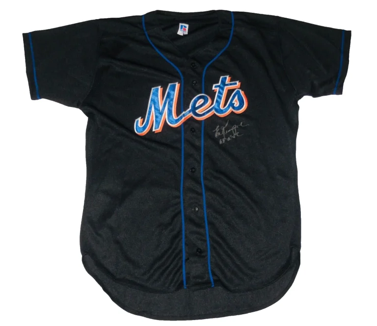 ED KRANEPOOL AUTOGRAPHED JERSEY (NEW YORK METS) - 1969 W.S. CHAMPION!