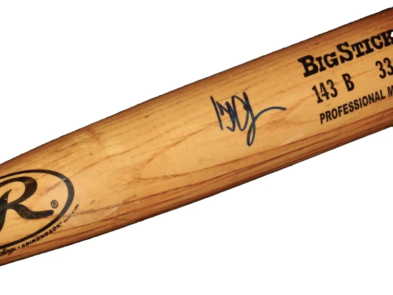 CARL CRAWFORD AUTOGRAPHED BAT (TAMPA BAY RAYS) - Spring Training Used Bat!