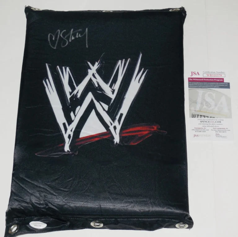 STACY KEIBLER AUTOGRAPHED WRESTLING TURNBUCKLE (WWE) - JSA COA!