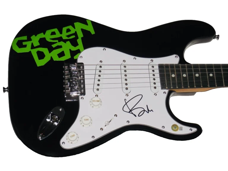 BILLIE JOE ARMSTRONG AUTOGRAPHED GUITAR (GREEN DAY) - BECKETT COA!