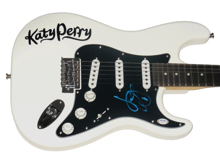 KATY PERRY AUTOGRAPHED ELECTRIC GUITAR - PSA DNA!