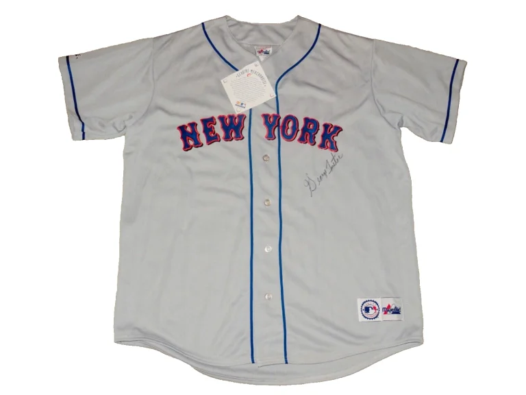 GEORGE FOSTER AUTOGRAPHED JERSEY (NEW YORK METS) - 1986 NY METS!