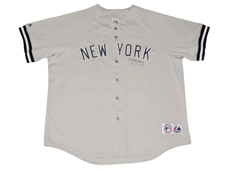 PHIL NIEKRO AUTOGRAPHED JERSEY (NEW YORK YANKEES) - HALL OF FAME 1997!