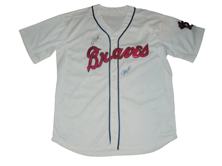 JUSTIN UPTON & B.J. UPTON AUTOGRAPHED JERSEY (ATLANTA BRAVES)