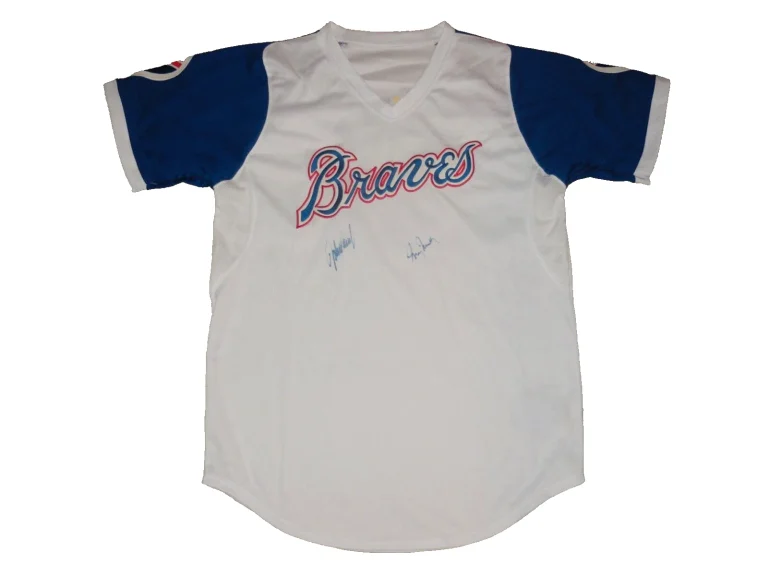 GREG MADDUX & JOHN SMOLTZ AUTOGRAPHED JERSEY (ATLANTA BRAVES)