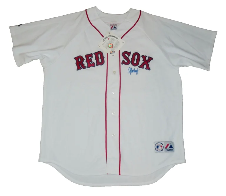 JOHN SMOLTZ AUTOGRAPHED JERSEY (BOSTON RED SOX) - 2015 HALL OF FAME!