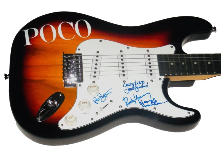 POCO AUTOGRAPHED GUITAR (YOUNG, SUNDRUD, GRANTHAM, & COTTON) - JSA COA!