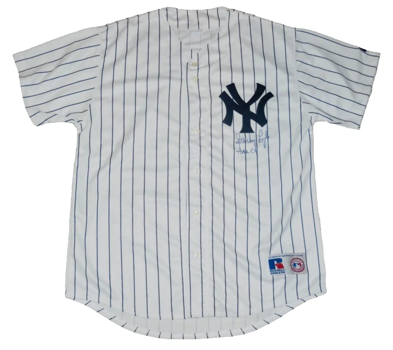 SPARKY LYLE AUTOGRAPHED JERSEY (NEW YORK YANKEES) - 1977 CY YOUNG!
