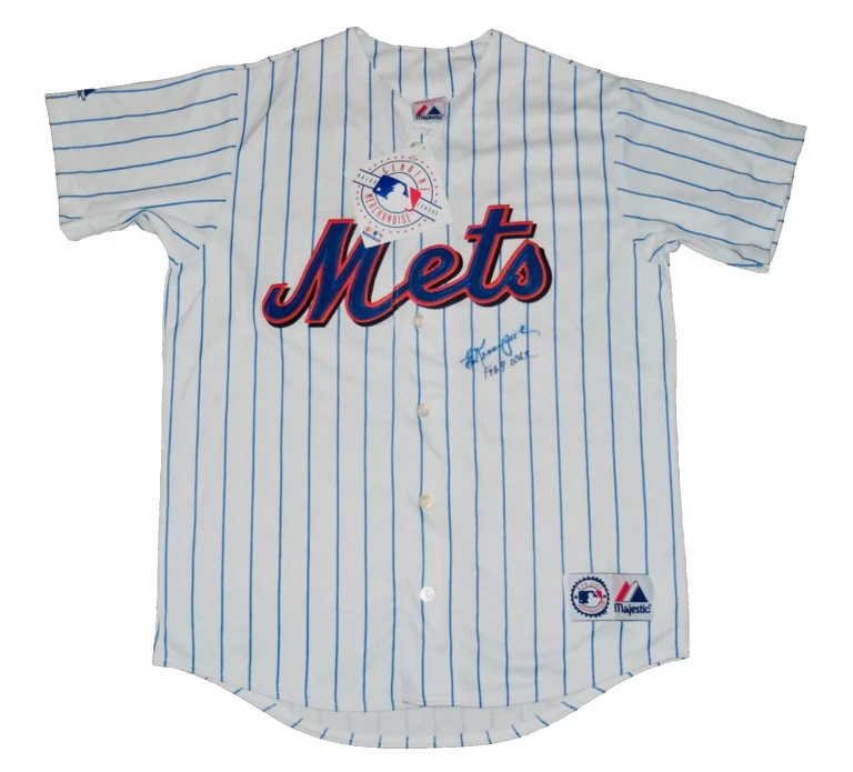 ED KRANEPOOL AUTOGRAPHED JERSEY (NEW YORK METS) - 1969 W.S. CHAMPION!