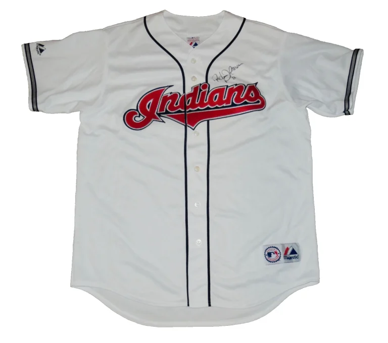 ROBERTO ALOMAR AUTOGRAPHED JERSEY (CLEVELAND INDIANS) - HOF 2011!