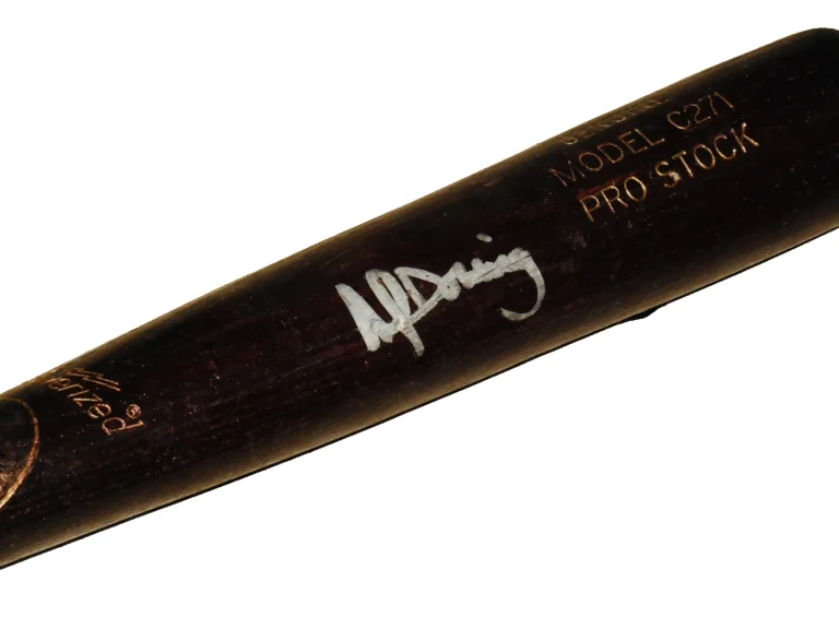 AL DOWNING AUTOGRAPHED BAT (YANKEES / DODGERS) - Spring Training Used Bat!