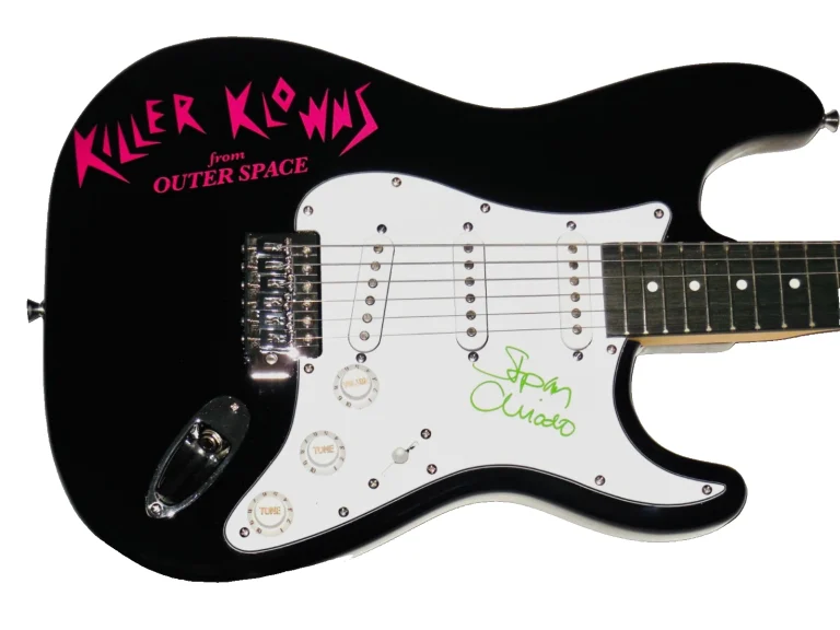 STEPHEN CHIODO AUTOGRAPHED ELECTRIC GUITAR (KILLER KLOWNS OUTER SPACE) - W/ COA!