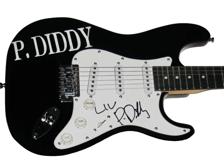 P. DIDDY / SEAN COMBS AUTOGRAPHED ELECTRIC GUITAR (RAPPER) - JSA FULL LETTER COA