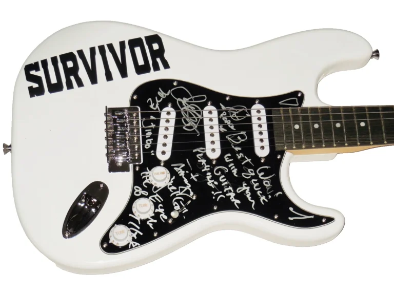 JIM PETERIK AUTOGRAPHED ELECTRIC GUITAR (SURVIVOR) - W/ COA!