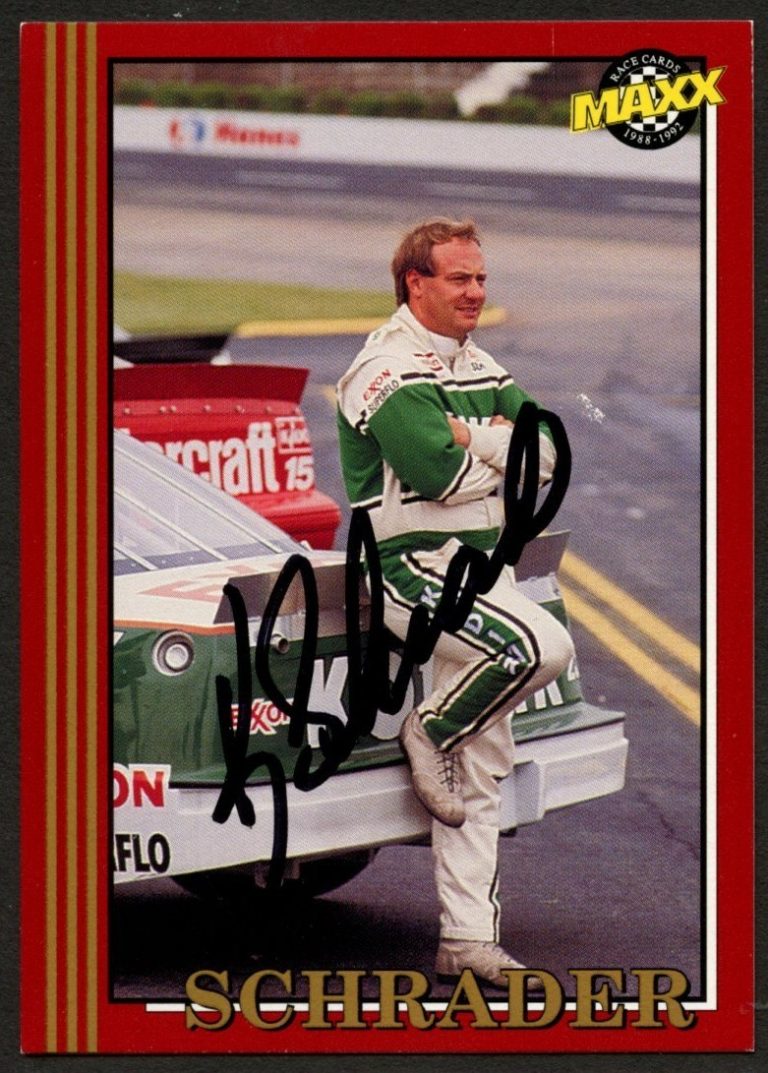 Ken Schrader #25 signed autograph auto 1992 Maxx NASCAR Racing Trading Card