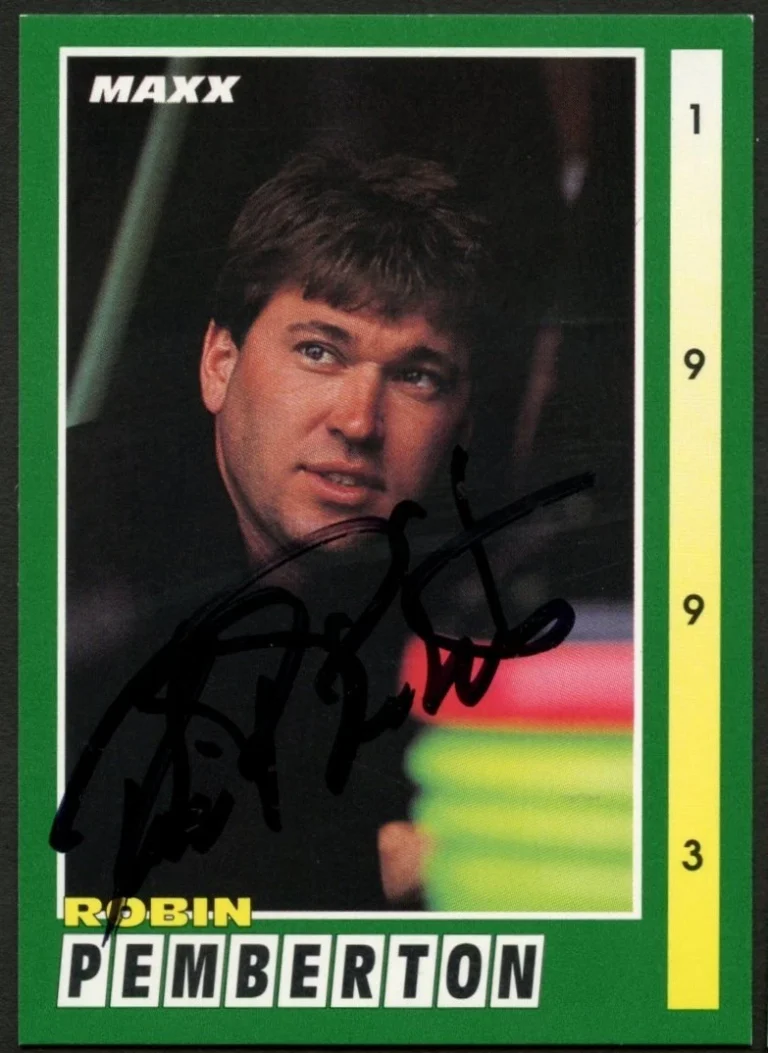 Robin Pemberton #146 signed autograph auto 1993 MAXX Nascar Trading Card