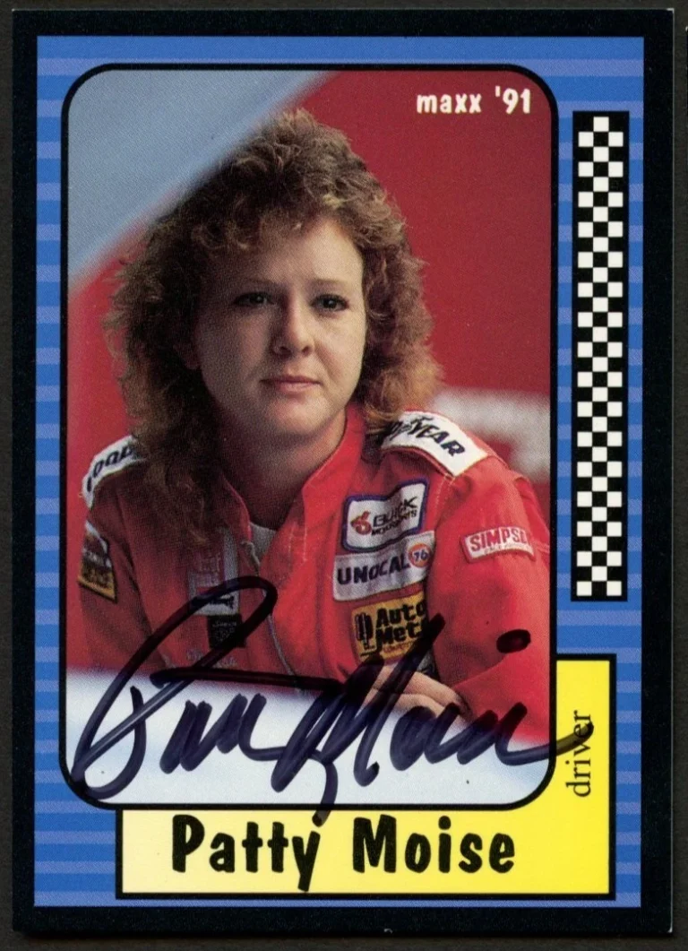 Patty Moise #91 signed autograph auto 1991 Maxx NASCAR Racing Trading Card