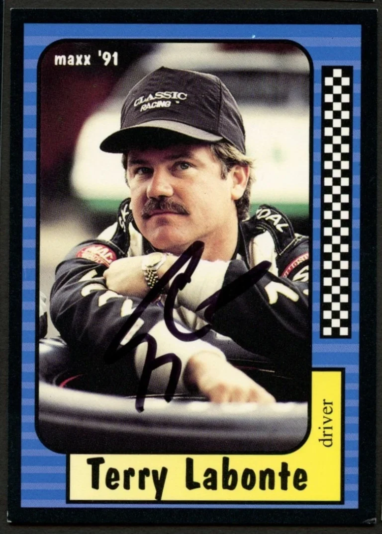 Terry Labonte #94 signed autograph auto 1991 Maxx NASCAR Racing Trading Card