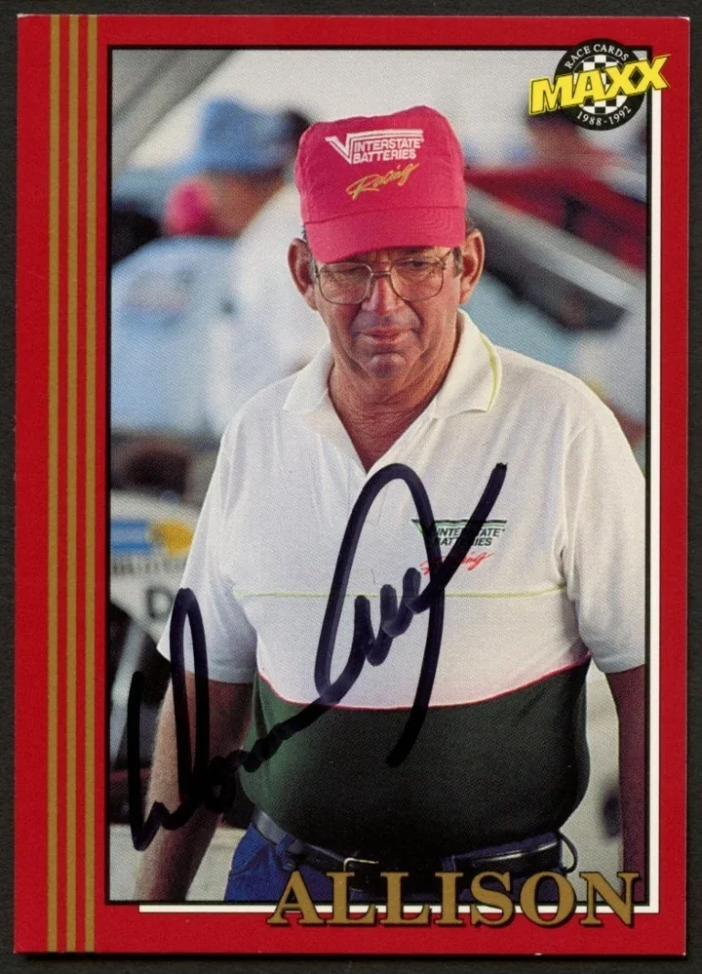 Donnie Allison #176 signed autograph auto 1992 Maxx NASCAR Racing Trading Card